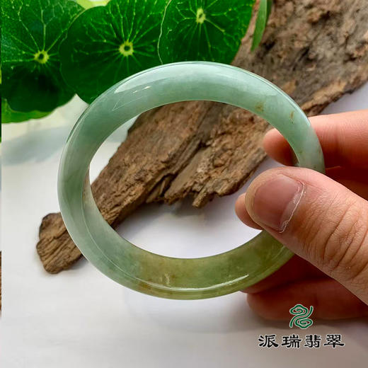 派瑞翡翠 翡翠手镯 糯冰 黄翡 商品图3