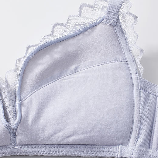 都市丽人内衣中厚蕾丝二排扣无钢圈3/4杯常规文胸LB316A 商品图5