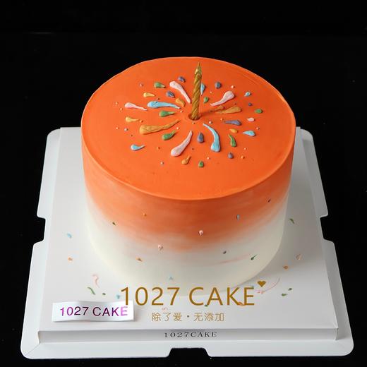 1027CAKE |   烟花蛋糕 (色素深，介意勿拍） 商品图0