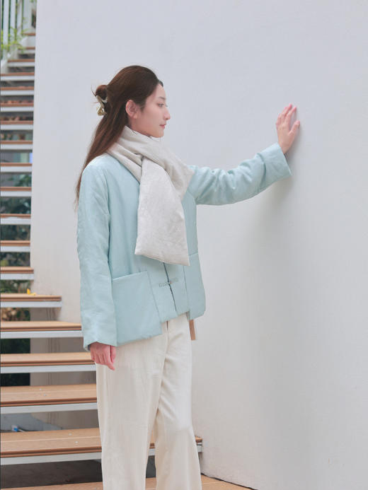 【抖音专属】新中式棉服（24802211-天缥） 商品图2