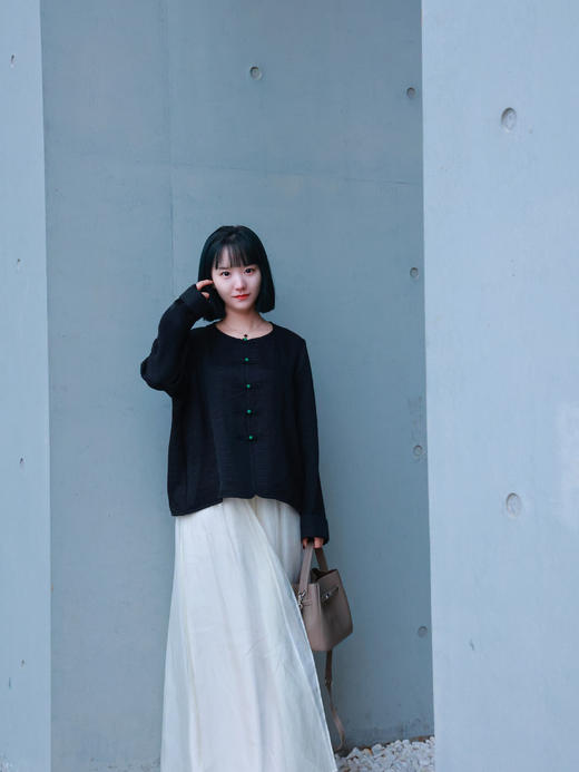 【抖音专属】新中式上衣（25810142-京元） 商品图1