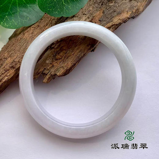 派瑞翡翠 翡翠手镯 糯种 无色 商品图2