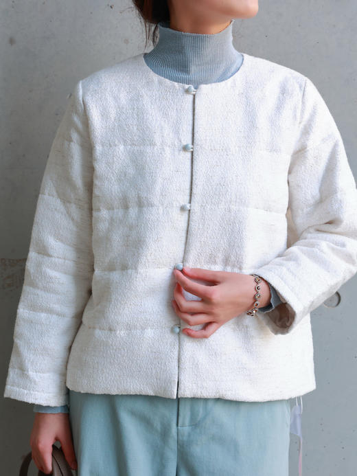 【抖音专属】棉服（23802519L-汉白玉 商品图4