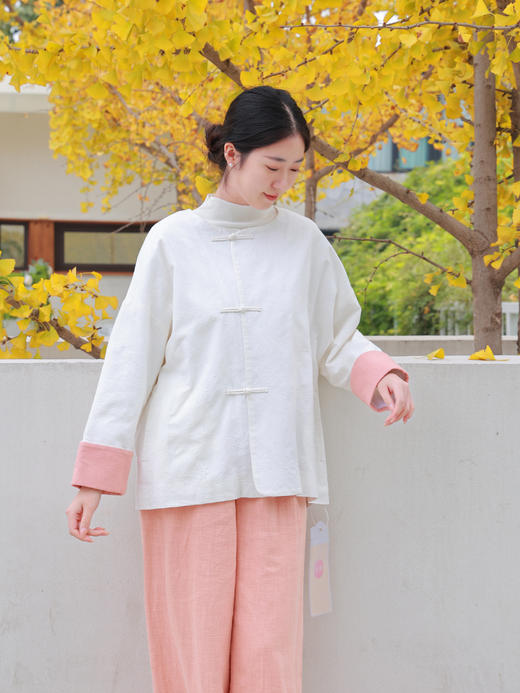 【抖音专属】新中式外套（25805190-山矾） 商品图1