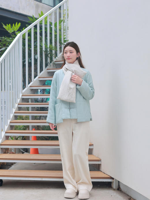 【抖音专属】新中式棉服（24802211-天缥） 商品图0