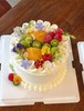 简约ins风水果蛋糕（花材水果装饰根据当天现有材料搭配） 商品缩略图0
