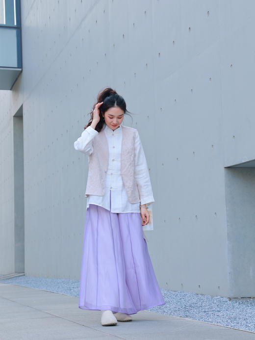 【2025门店同款】新中式马甲（25804265-弗肯红-结缘款） 商品图0