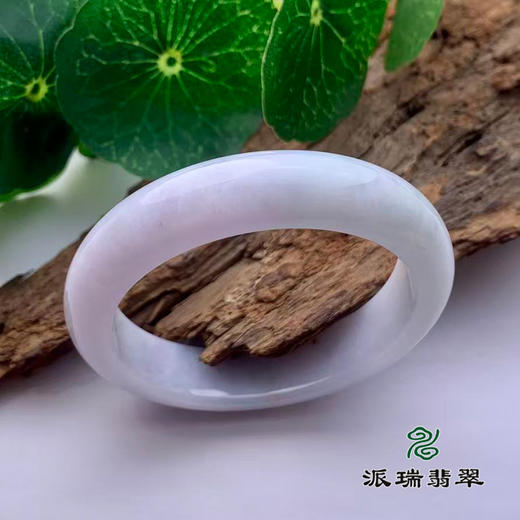 派瑞翡翠 翡翠手镯 糯种 浅绿 商品图0