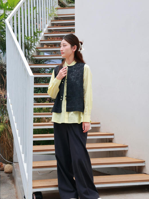 【抖音专属】新中式马甲（25804135-墨岫） 商品图1