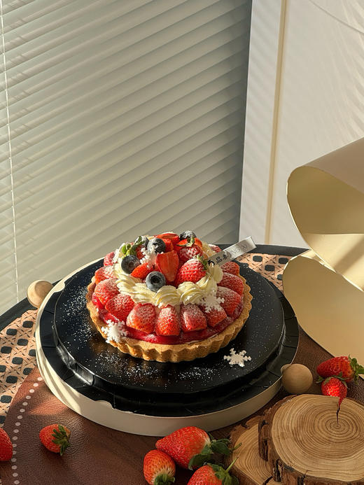 草莓黄油酥挞蛋糕 商品图2