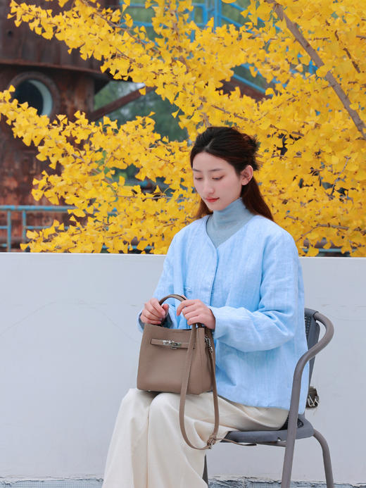 【抖音专属】改良中式小袄（22802119-晴山） 商品图3