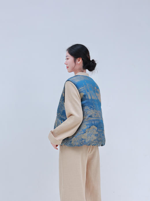 【2026东衣作】新中式马甲（25803159汉宫秋月-高定款） 商品图3