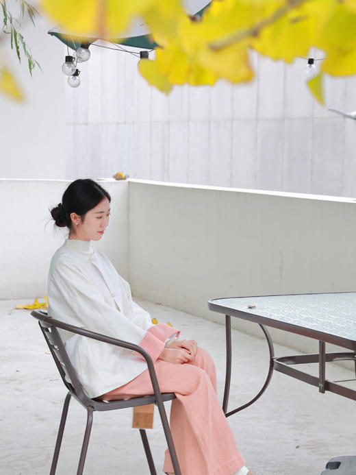 【抖音专属】新中式外套（25805190-山矾） 商品图5