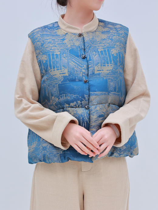 【2026东衣作】新中式马甲（25803159汉宫秋月-高定款） 商品图4