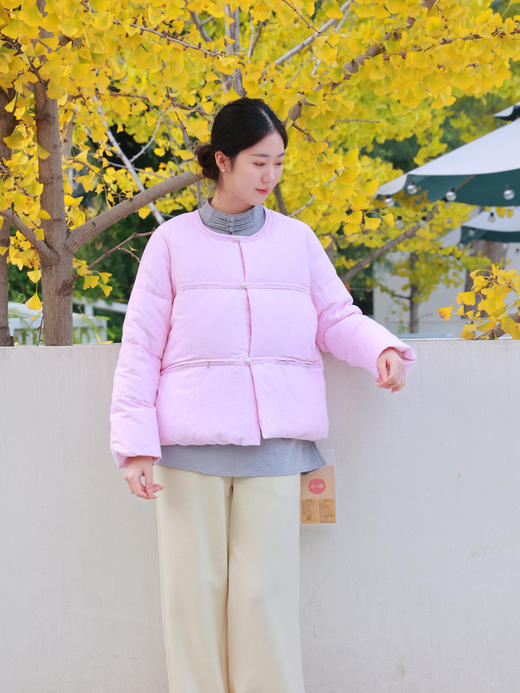 【抖音专属】新中式羽绒服（25803167觅喜-高定款） 商品图0