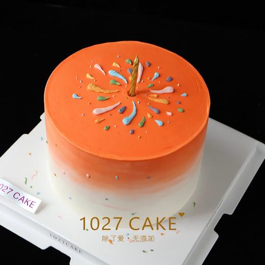 1027CAKE |   烟花蛋糕 (色素深，介意勿拍） 商品图2