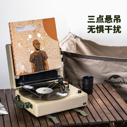 HYM/嘿哟 TOGO户外黑胶唱机（随机赠送唱片） 商品图2
