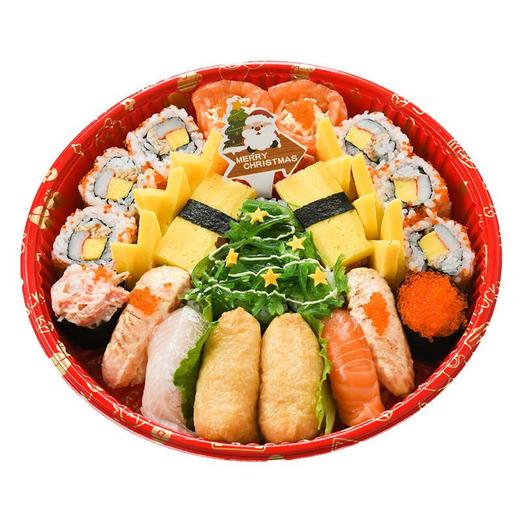 圣诞寿司拼盘（竹） 商品图1