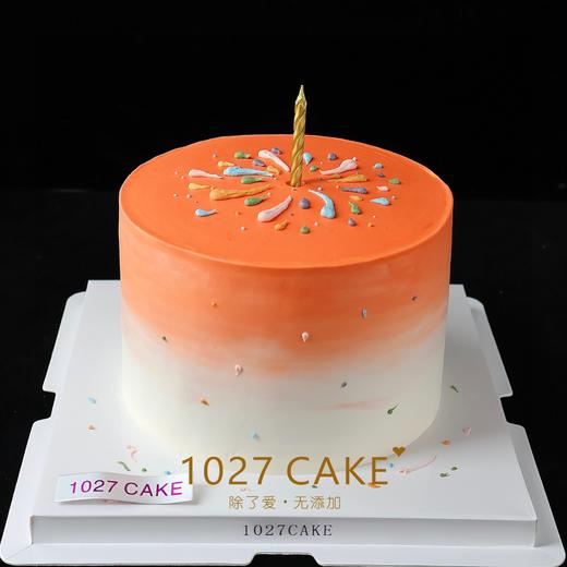 1027CAKE |   烟花蛋糕 (色素深，介意勿拍） 商品图1