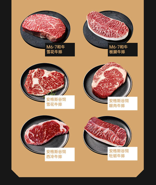 「大地极物甄选」进口谷饲原切牛排F套餐2998型 商品图7