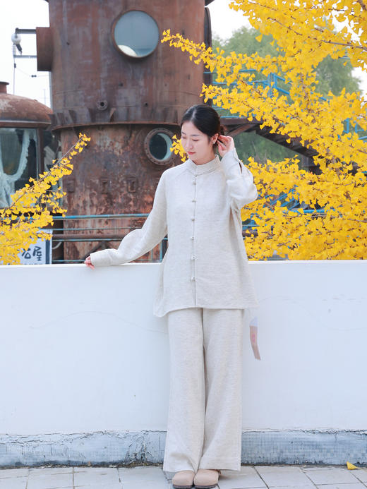 【2026东衣作】直筒裤（25709295染心-结缘款） 商品图7