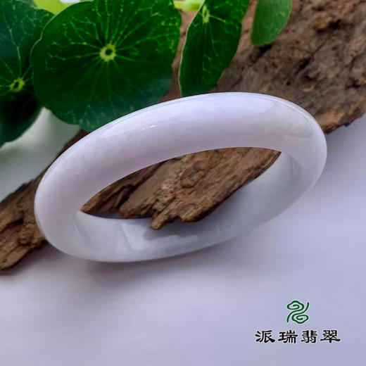 派瑞翡翠 翡翠手镯 糯种 浅绿 商品图0