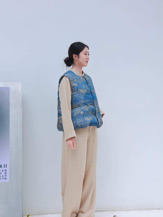 【2026东衣作】新中式马甲（25803159汉宫秋月-高定款） 商品图2