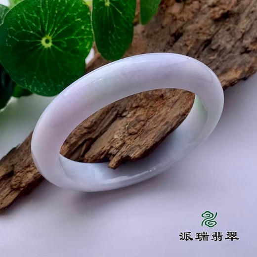派瑞翡翠 翡翠手镯 糯种 浅绿 商品图0