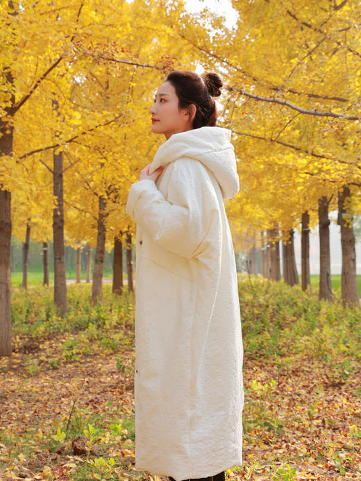 【2026东衣作】新中式羽绒服（21803054B-1凝脂-奢定款） 商品图6