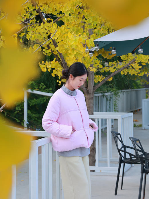 【抖音专属】新中式羽绒服（25803167觅喜-高定款） 商品图5