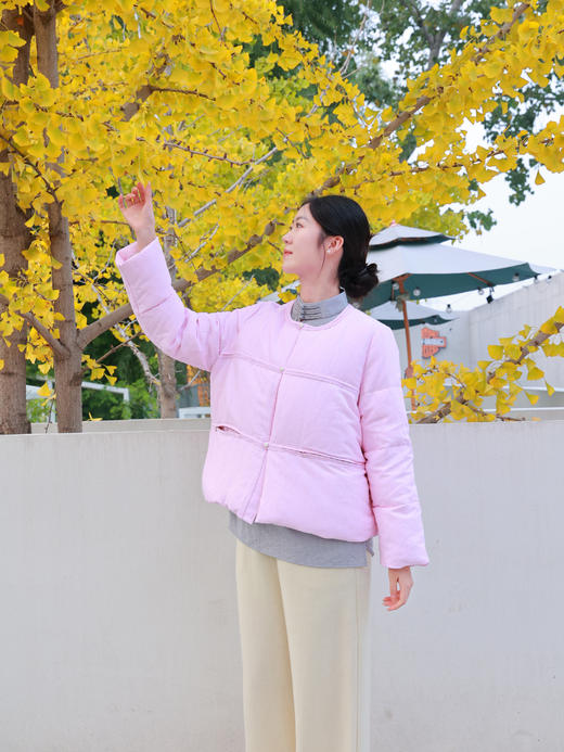 【抖音专属】新中式羽绒服（25803167觅喜-高定款） 商品图2