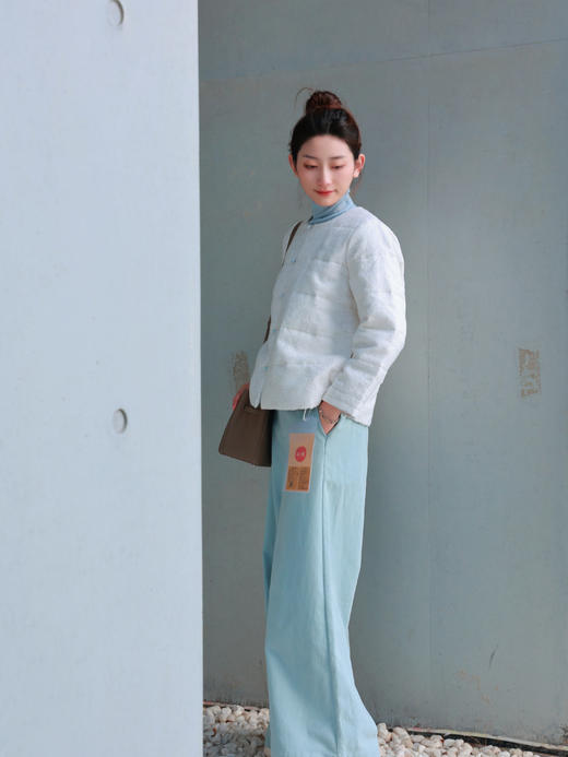 【抖音专属】棉服（23802519L-汉白玉 商品图2