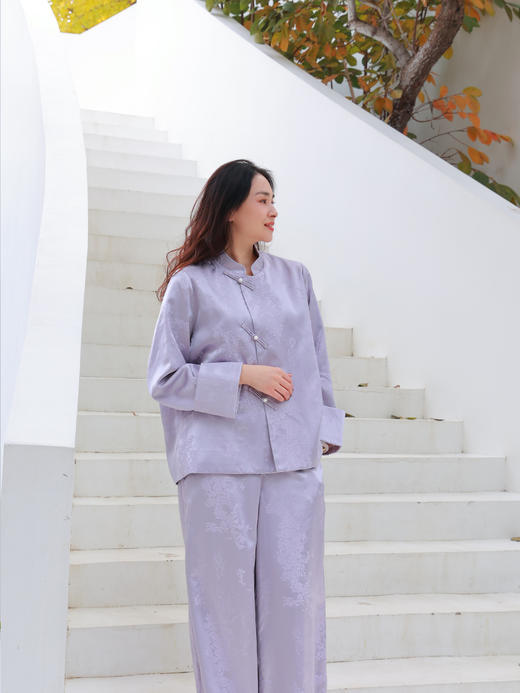【抖音专属】新中式外套（25805191紫藤-设计师） 商品图2