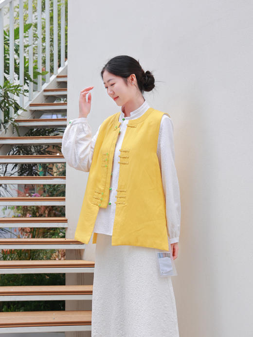 【抖音专属】新中式马甲（25802254流光-设计师） 商品图2