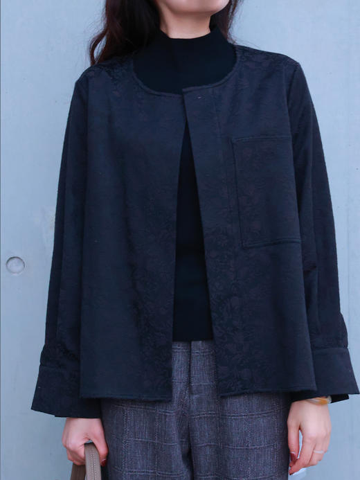 【抖音专属】新中式衬衣（25810262-黛色） 商品图6