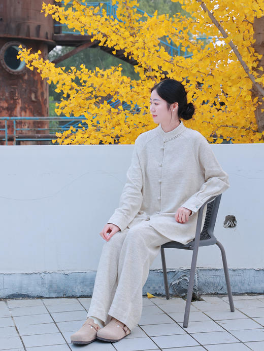 【2026东衣作】直筒裤（25709295染心-结缘款） 商品图5