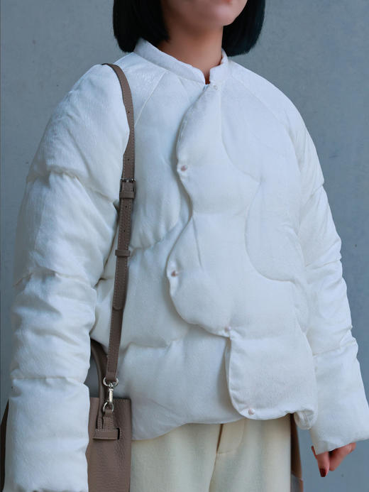 【抖音专属】短款羽绒服（21803044-晨雾） 商品图5