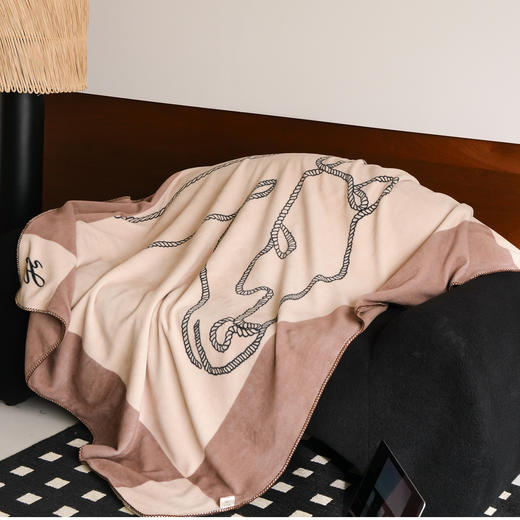 【换季出清】自然醒老钱风爱马仕风双面绒毛毯国王小马系列MT 商品图13