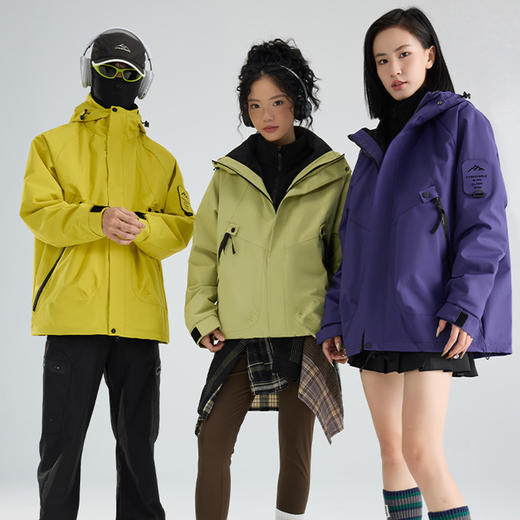 新品上新【福利价149】男女同款冲锋衣三合一可拆卸外套 户外防风防水冲锋衣SZ2804 商品图2