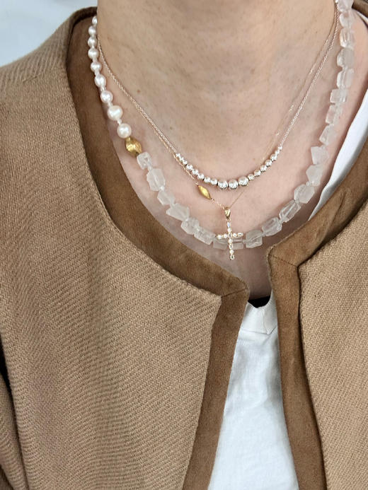 SpoiledBrat Jewelry金银豆豆系列 | 纯银豆豆项链 商品图5