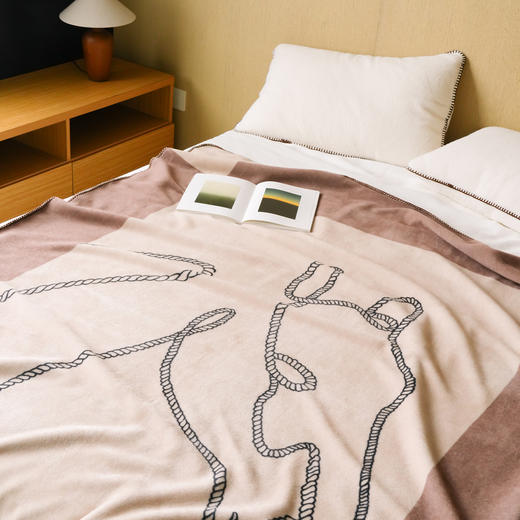 【换季出清】自然醒老钱风爱马仕风双面绒毛毯国王小马系列MT 商品图5