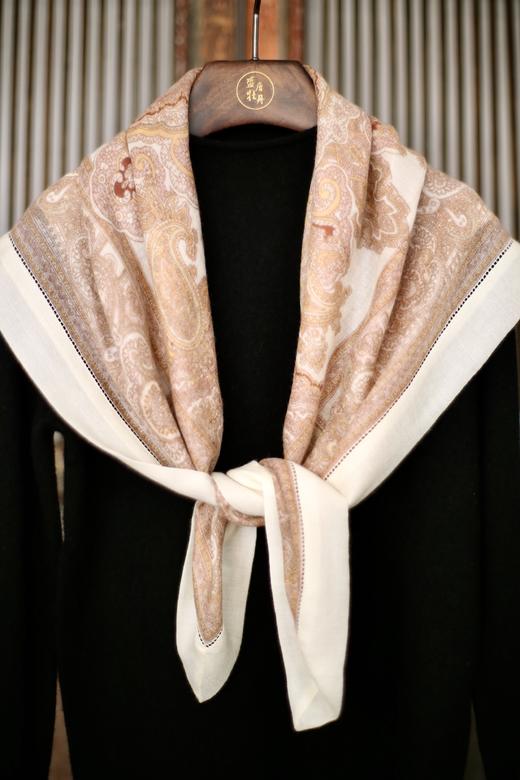 盛唐牡丹 | Paisley纹羊绒方巾[特价品] 商品图2