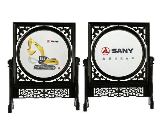 三一定制双面绣挖机 商品图0