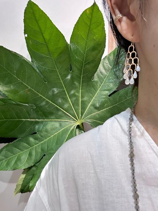 SpoiledBrat Jewelry Chandelier系列 | 月光石吊灯耳环 商品图6
