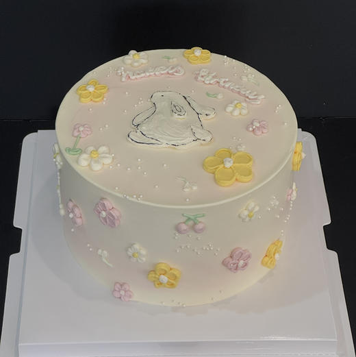蛋糕定制——花兔轻甜 商品图1