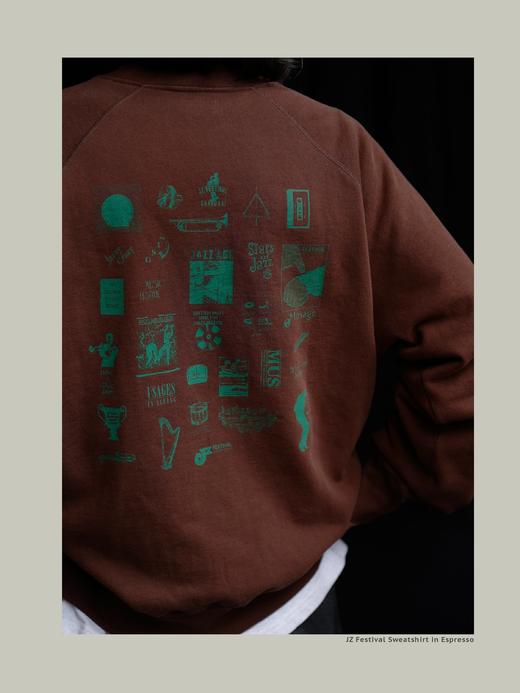【卫衣爵士插画款咖啡色】U.Sage x JZ Festival联名限定 商品图4