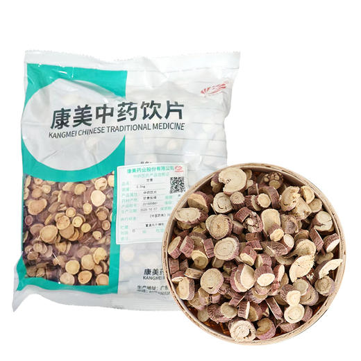甘草/甘草片/国老 药食同源康美中药饮片 大包装250g/0.5kg/袋 商品图1