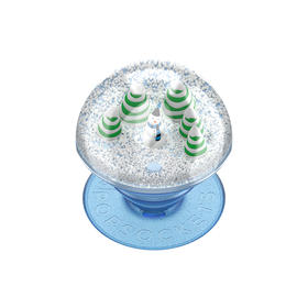 【雪人来信】雪人小屋 POPGRIP泡泡骚手机粘贴式气囊支架 Popout异形系列 白色 植物花卉