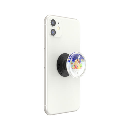 【雪人来信】姜饼屋 POPGRIP泡泡骚手机粘贴式气囊支架 Tidepool流沙系列 蓝色 小屋 商品图3