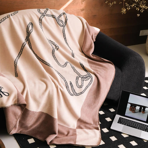 【换季出清】自然醒老钱风爱马仕风双面绒毛毯国王小马系列MT 商品图2